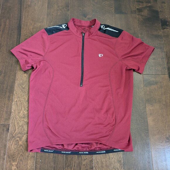 Pearl iZUMi Quest Men’s Short Sleeve Cycling Jersey – Size Large, Red - Picture 1 of 8